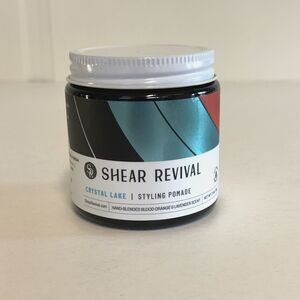 Shear Revival Crystal Lake Cream Styling Pomade Mens Hair Medium Hold 3.4oz